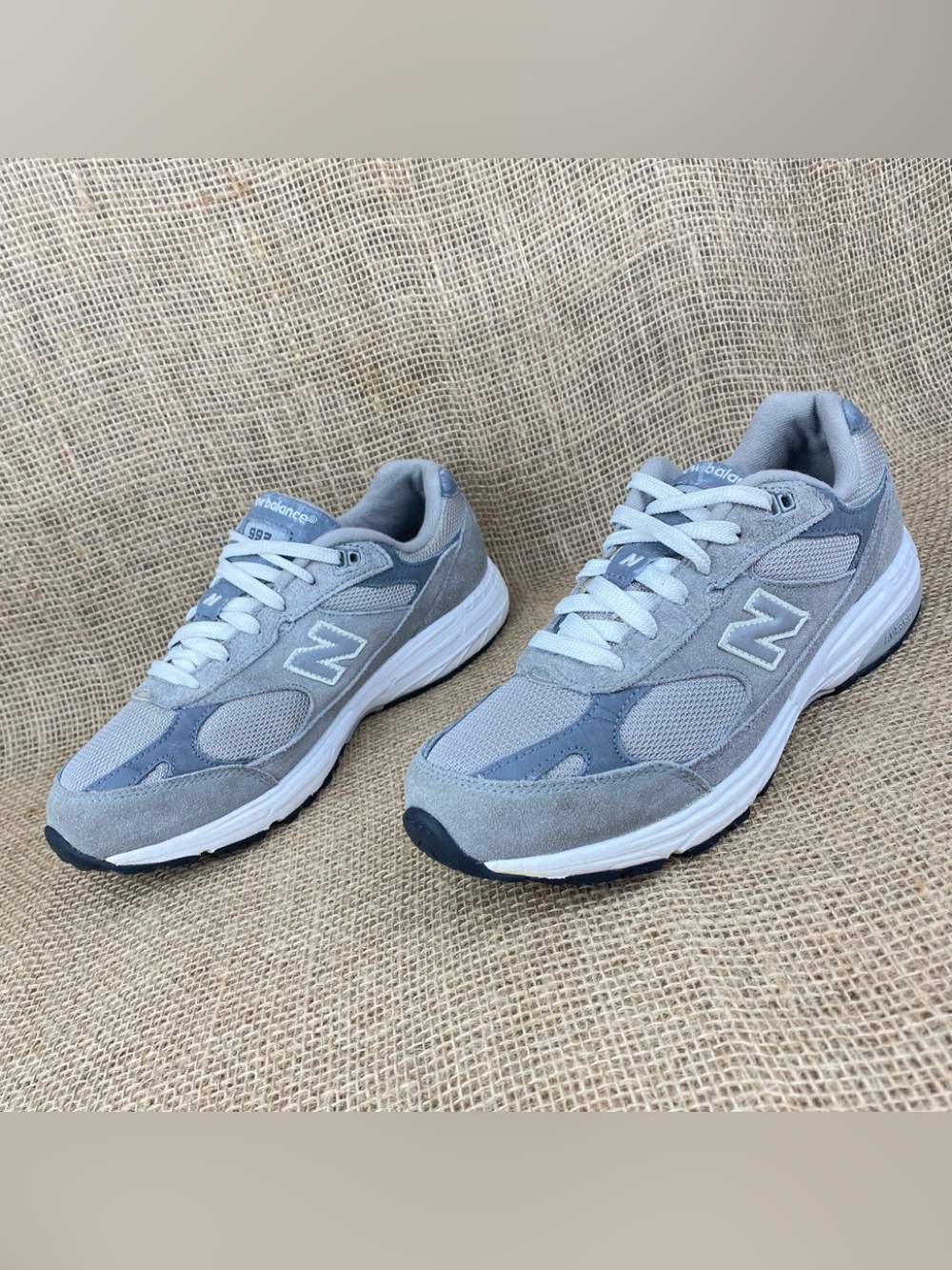 New Balance 993 Grey Suede Mesh Sneakers Women’s Size 8.5 Youth Size 7 W